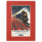 Porte-bloc Reine de train écossais de pullman (Dos)