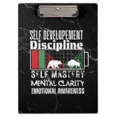 Porte-bloc Reminder and motivation | Forex mindset | Marble (Devant)