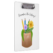 Porte-bloc Remplacer les crayons de l'enseignant Fleurs (Swatch)