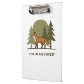 Porte-bloc Renard dans la forêt (Gauche)