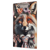 Porte-bloc Renard sauvage portant une cravate mignon (Gauche)