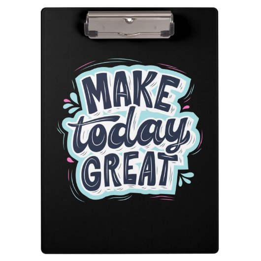 Porte-bloc Rendre aujourd'hui agréable (Devant)