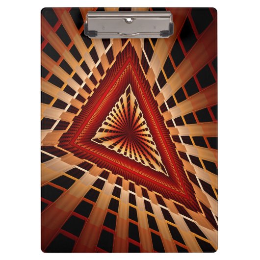 Porte-bloc Réseau Fantastique Moderne de Fractales 3D Design (Devant)