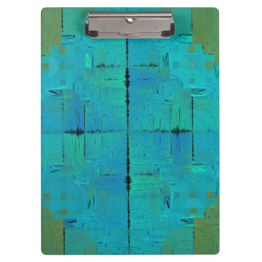 Porte-bloc Résonance Aqua (Devant)