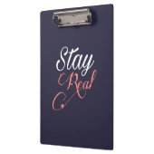 Porte-bloc Restez réel (Gauche)