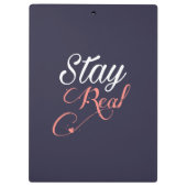 Porte-bloc Restez réel (Dos)