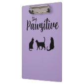 Porte-bloc Restez un chat noir à la mode (Gauche)