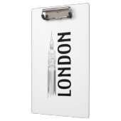 Porte-bloc Résumé moderne Black and White London City (Gauche)