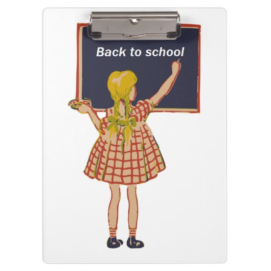 PORTE-BLOC RETOUR À L'ÉCOLE (Devant)
