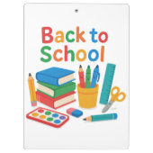Porte-bloc retour à l'école (Dos)
