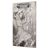 Porte-bloc Retro Alice Falling Cards Victorian Design (Gauche)