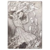 Porte-bloc Retro Alice Falling Cards Victorian Design (Dos)