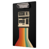 Porte-bloc Retro Camera with Rainbow Print (Gauche)