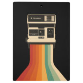 Porte-bloc Retro Camera with Rainbow Print (Dos)