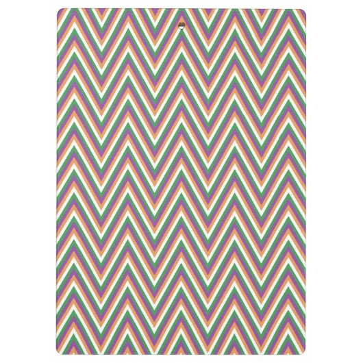 Porte-bloc Retro Chevron Pattern Cool Monogram (Dos)
