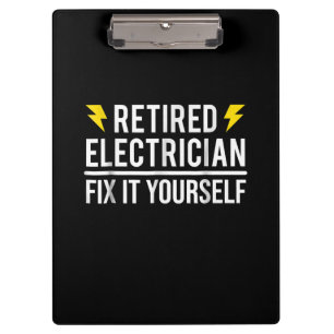 Porte-bloc Rétro Electrician Fix It Yourself Funny Venin