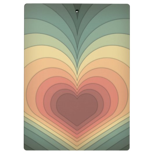 Porte-bloc Retro Funky Romantique Monogramme Porte - bloc de (Dos)