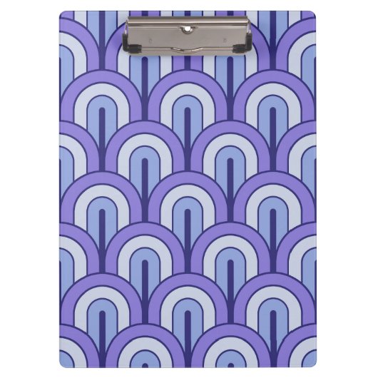 Porte-bloc Retro Gradated Geometric Fan Pattern (Devant)