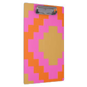 Porte-bloc Rétro Groovy Rose Orange Géométrique (Swatch)