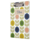 Porte-bloc Retro Groovy Summer Flowers Stems (Gauche)