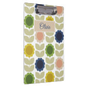 Porte-bloc Retro Groovy Summer Flowers Stems (Swatch)