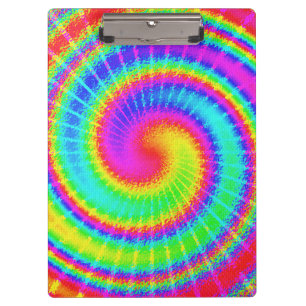 Porte-bloc Rétro hippie de colorant de cravate psychédéliq