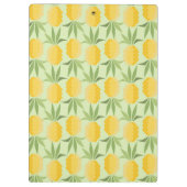 Porte-bloc Rétro monogramme des ananas | (Dos)