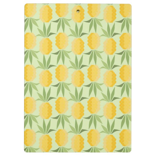 Porte-bloc Rétro monogramme des ananas | (Dos)