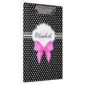 Porte-bloc Rétro monogramme noir et blanc d'arc de rose de (Swatch)