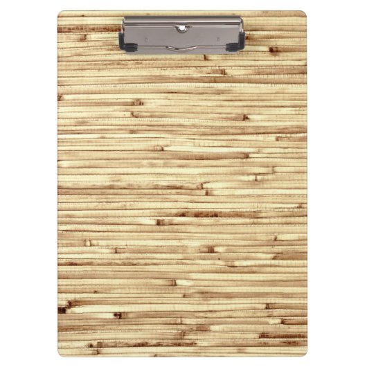 Porte-bloc Rétro motif en bambou beige de texture (Devant)