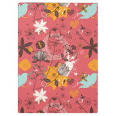 Porte-bloc Rétro motif floral 2 (Dos)