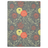 Porte-bloc Rétro motif floral 3 (Dos)