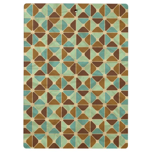 Porte-bloc Rétro motif géométrique 2 (Dos)