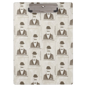 Porte-bloc Rétro motif pour l'homme