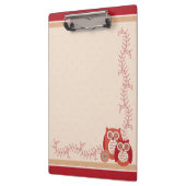 Porte-bloc Rétro porte - bloc de hiboux (Gauche)