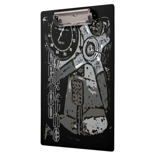 Porte-bloc Retro Racing Oldtimer Détails Design graphique (Gauche)