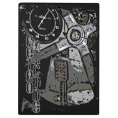 Porte-bloc Retro Racing Oldtimer Détails Design graphique (Dos)