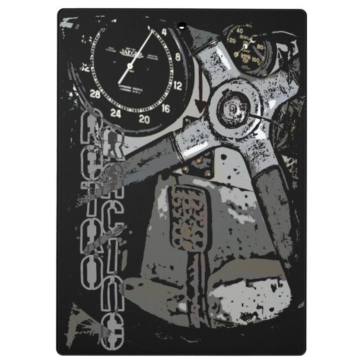 Porte-bloc Retro Racing Oldtimer Détails Design graphique (Dos)