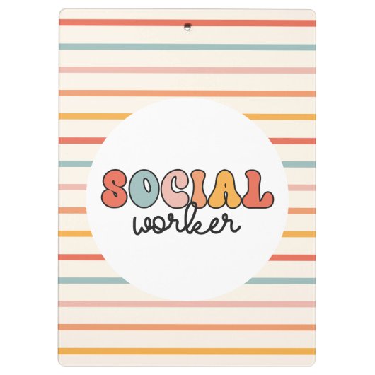 Porte-bloc Rétro Social Worker (Dos)
