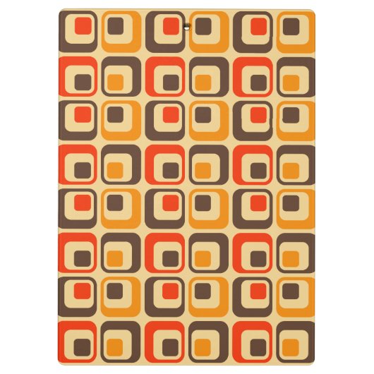 Porte-bloc Rétro Squares Pattern (Dos)