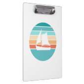 Porte-bloc Retro Sunset Effet Perdu + Voilier (Swatch)