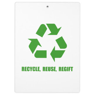 Porte-bloc Réutilisez la réutilisation Regift