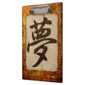 Porte-bloc Rêve de zen de kanji (Gauche)