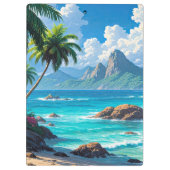 Porte-bloc Rêve, Paradis Tropical, (Dos)