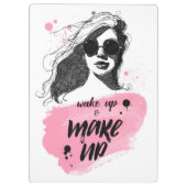 Porte-bloc Réveillez-vous et composez (Dos)