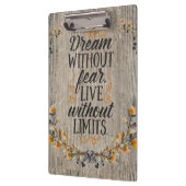 Porte-bloc Rêver sans crainte (Gauche)