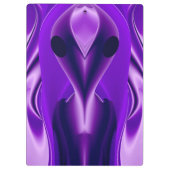 Porte-bloc Rêves arc-en-ciel violet 3D, Alien (Dos)
