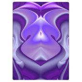 Porte-bloc Rêves de fleurs violettes (Dos)