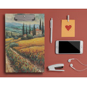 Porte-bloc Rêves toscans dorés