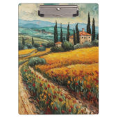 Porte-bloc Rêves toscans dorés (Devant)